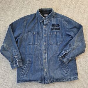 Harley-Davidson Men's Blue Denim Jacket